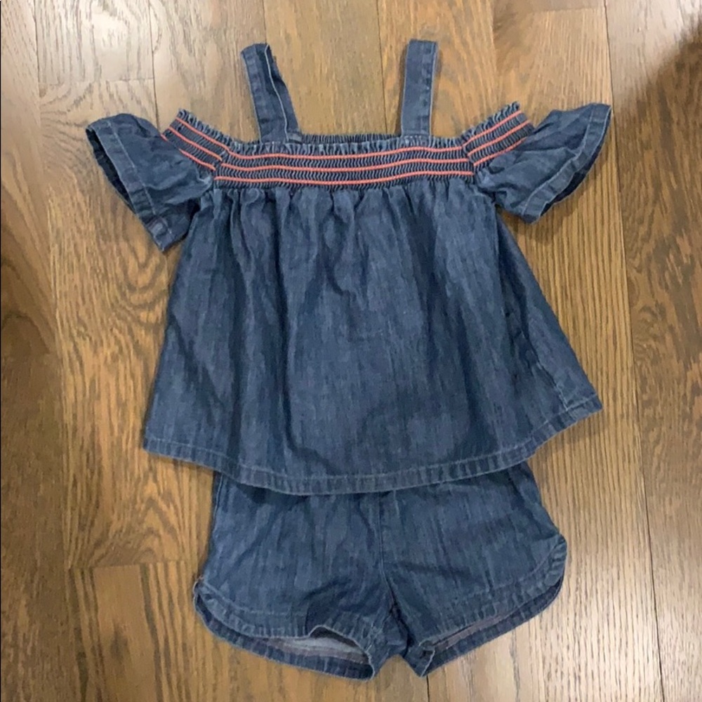2 pc Cat and Jack outfit - sz 4T - Worn 2x.